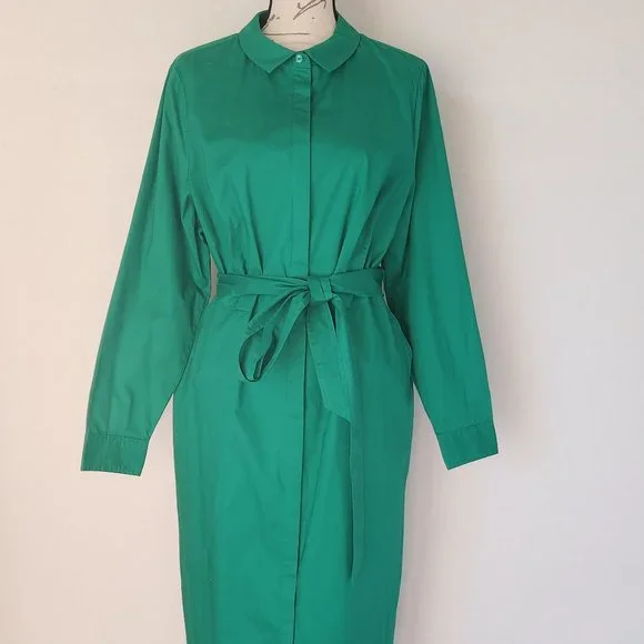 Boden | Dresses | Boden Midi Shirt Dress Long Sleeve Button Tiebelt Pocket Stretch Green | Poshmark Boden | Dresses | Boden Midi Shirt Dress Long Sleeve Button Tiebelt Pocket Stretch Green | Poshmark